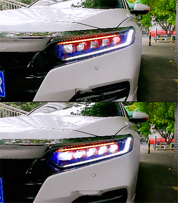 car parts front lights For Honda Accord G10 18-20 LED Headlight daytime running turn signal high low beam head lights