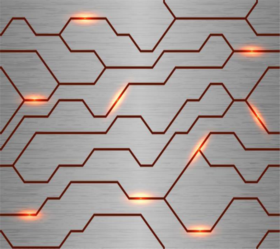 Custom size wallpaper mural geometric lines background wall decoration painting
