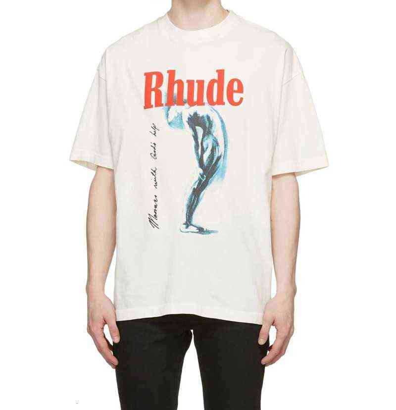 American Trendy Rhude Monaco with Gold Help Men' Casual Round Neck Cotton Short Sleeve T-shirt, White
American Trendy Rhude Monaco with Gold Help Men' Casual Round Neck Cotton Short Sleeve T-shirt, White