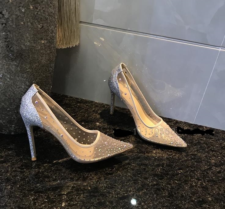 new spring summer Elegant styles women shoes Rhinestone high heels crystals pointed toe mesh Pumps woman red sole wedding shoes, White
new spring summer Elegant styles women shoes Rhinestone high heels crystals pointed toe mesh Pumps woman red sole wedding shoes, White