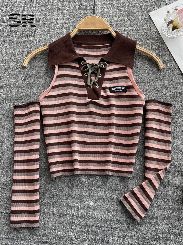 Women's Blouses & Shirts Off The Shoulder Striped Blouse Women Turn-down Collar Causal Fashion Korean Detachable Short Tank Tops BlousesWome, Blue
Women's Blouses & Shirts Off The Shoulder Striped Blouse Women Turn-down Collar Causal Fashion Korean Detachable Short Tank Tops BlousesWome, Blue