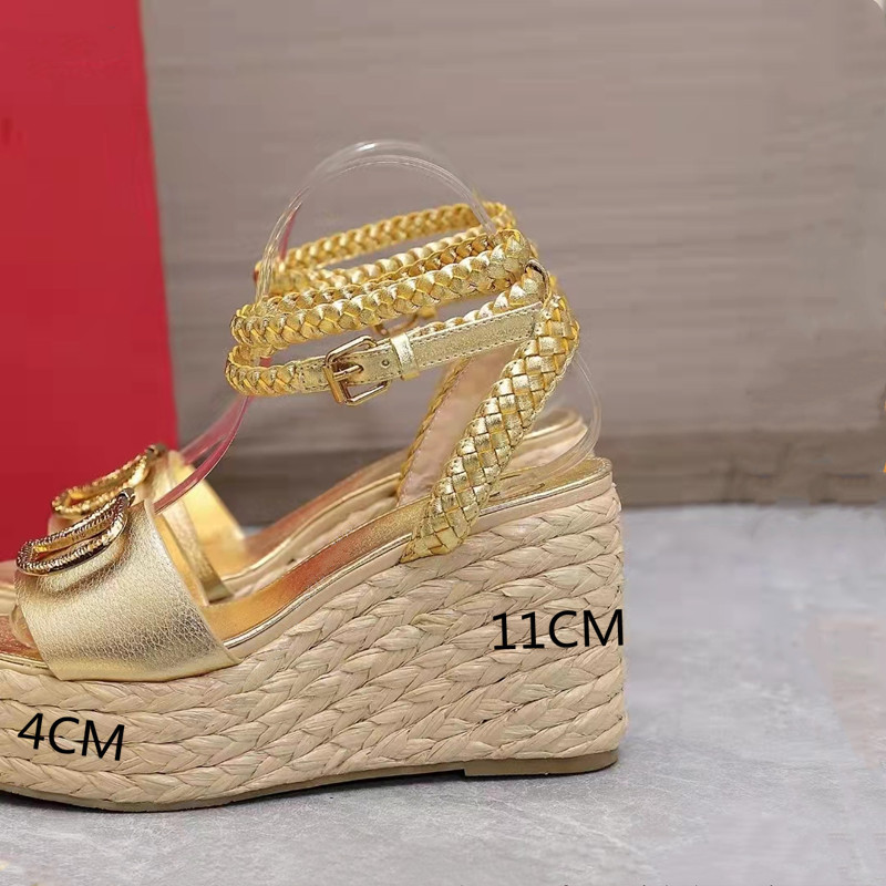 Designer sandals women shoe summer Fashion Buckle Strap weave Lafite grass Patchwork Genuine Leather High Heel Platform shoes sexy womens sandal, Shoe box
Designer sandals women shoe summer Fashion Buckle Strap weave Lafite grass Patchwork Genuine Leather High Heel Platform shoes sexy womens sandal, Shoe box