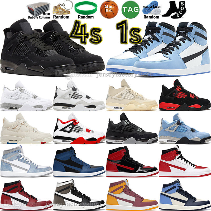 Black Cat White Oreo Sail Military 4 4s Mens Basketball Shoes 1 1s University Blue Patent Bred Green Metallic UNC Fire Red Thunder Men Sports Women Sneakers Trainers, 42
Black Cat White Oreo Sail Military 4 4s Mens Basketball Shoes 1 1s University Blue Patent Bred Green Metallic UNC Fire Red Thunder Men Sports Women Sneakers Trainers, 42