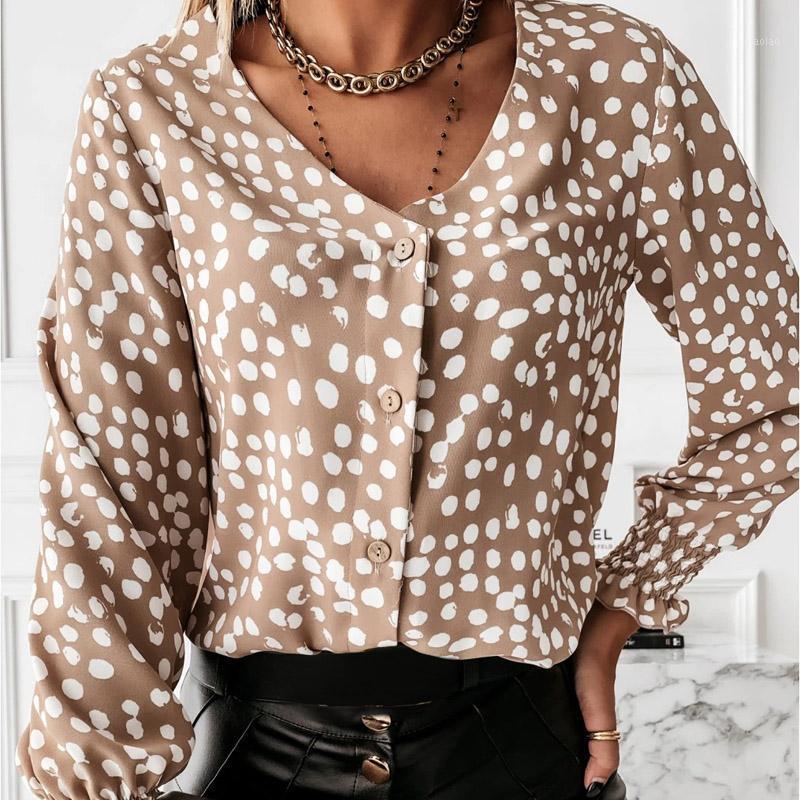 Women' Blouse Fashion Spring And Autumn V-neck Long Sleeve Polka Dot Casual Office Ladies Tops Blouses & Shirts, Black
Women' Blouse Fashion Spring And Autumn V-neck Long Sleeve Polka Dot Casual Office Ladies Tops Blouses & Shirts, Black