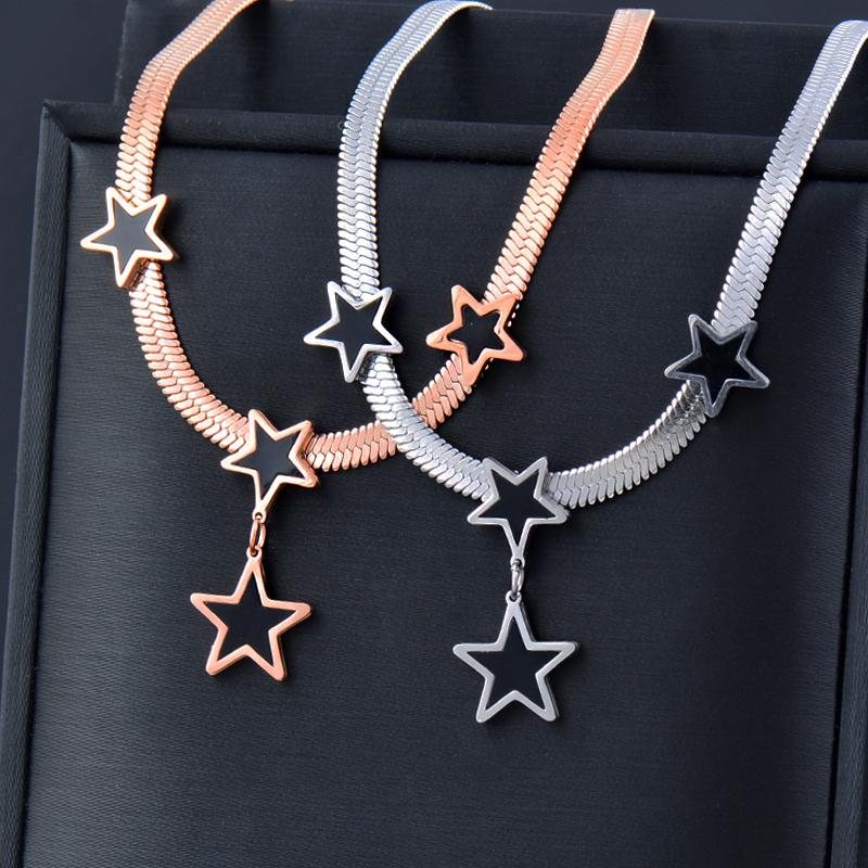 Pendant Necklaces Black Star Stainless Steel Necklace Women's Neck Chain Jewelry On The Gifts 2022 Trend XL334 SSKPendant
Pendant Necklaces Black Star Stainless Steel Necklace Women's Neck Chain Jewelry On The Gifts 2022 Trend XL334 SSKPendant