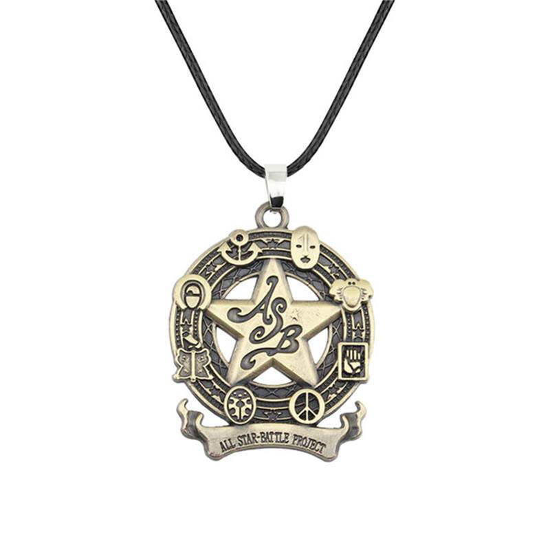 Pendant Necklaces Anime JOJOS BIZARRE ADVENTURE Metal Rope Chain Killer Queen Higashikata Josuke Jewelry Ketting Necklace For Fans