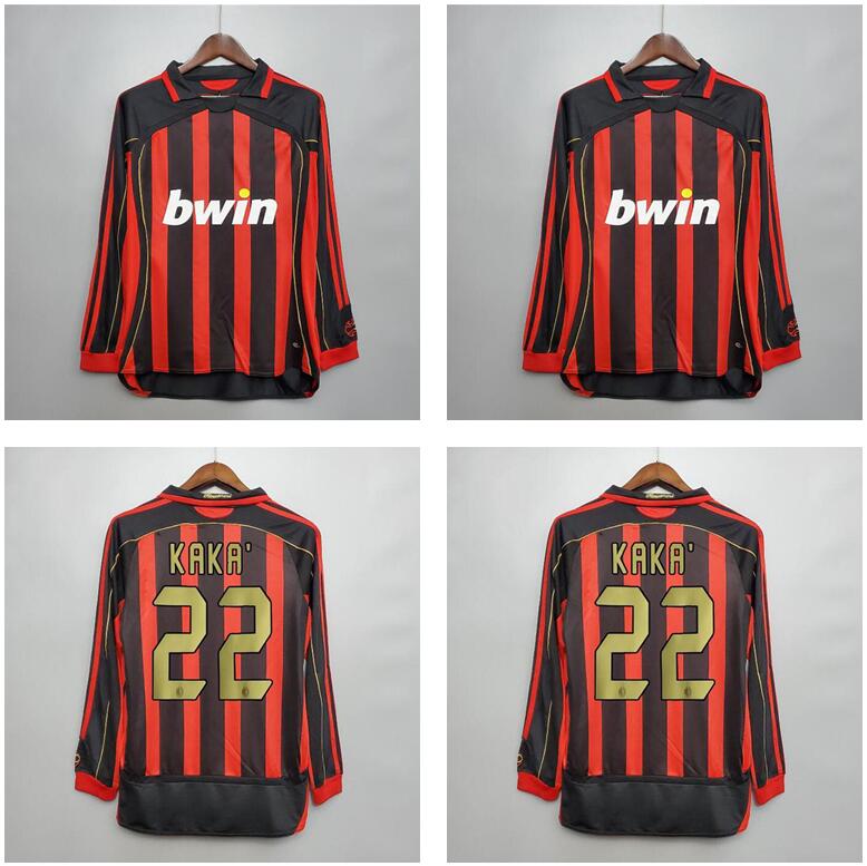 Retro Soccer Jerseys long sleeve Kaka Baggio Maldini VAN BASTEN Pirlo Inzaghi Beckham Gullit Vintage Shirt Classic Kit 93 94 95 9, 06 07 away+patch
Retro Soccer Jerseys long sleeve Kaka Baggio Maldini VAN BASTEN Pirlo Inzaghi Beckham Gullit Vintage Shirt Classic Kit 93 94 95 9, 06 07 away+patch