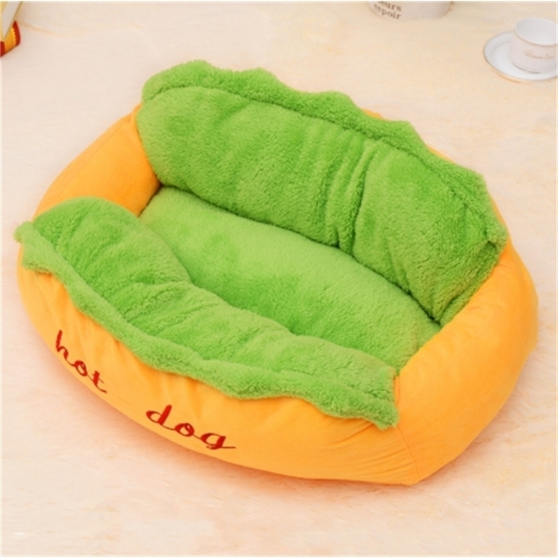Hot Bed Winter Beds Fashion Sofa Cushion Supplies Warm Dog House Pet Sleeping Bag Cozy Puppy Nest Kennel 201225