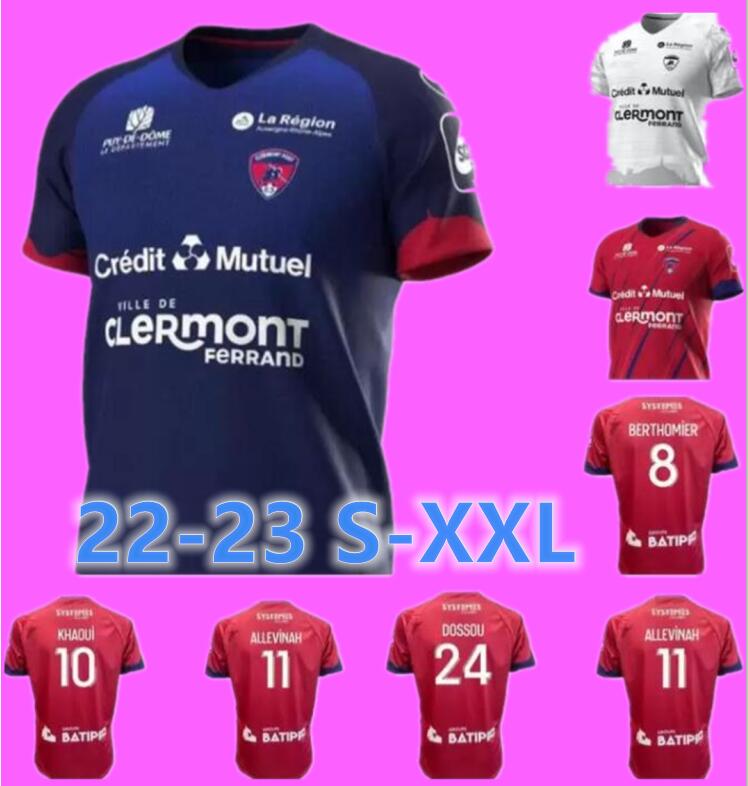 22 23 Clermont Foot soccer jerseys MAILLOTS home away third 2022 2023 bayo Dossou Allevinah Berthomier Magnin Iglesias TELL football shirts top thailand
22 23 Clermont Foot soccer jerseys MAILLOTS home away third 2022 2023 bayo Dossou Allevinah Berthomier Magnin Iglesias TELL football shirts top thailand