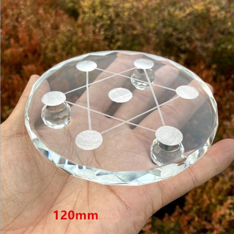 Decorative Objects & Figurines Seven Star Array Crystal Ball Glass Plate Tray Base Transfer Energy Column Magic Props Home Decoration Access
Decorative Objects & Figurines Seven Star Array Crystal Ball Glass Plate Tray Base Transfer Energy Column Magic Props Home Decoration Access