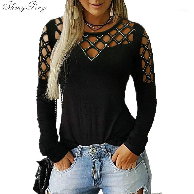 Plus Size Fashion Hollow Bling Blouse Casual Sexy Rhinestone Solid Top Female Women Tops Long Sleeve Shirt Blusa Pullover V1755 Women' Blou
Plus Size Fashion Hollow Bling Blouse Casual Sexy Rhinestone Solid Top Female Women Tops Long Sleeve Shirt Blusa Pullover V1755 Women' Blou