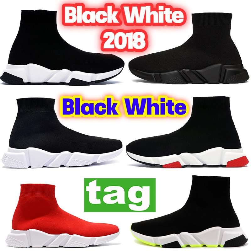 Newest Speed Trainer Paris Casual Shoes Triple Black White Green Breathable Platform Designer Knit Mens Women Sneakers Fashion Slip-on Men Trainers, C7- shoe box
Newest Speed Trainer Paris Casual Shoes Triple Black White Green Breathable Platform Designer Knit Mens Women Sneakers Fashion Slip-on Men Trainers, C7- shoe box