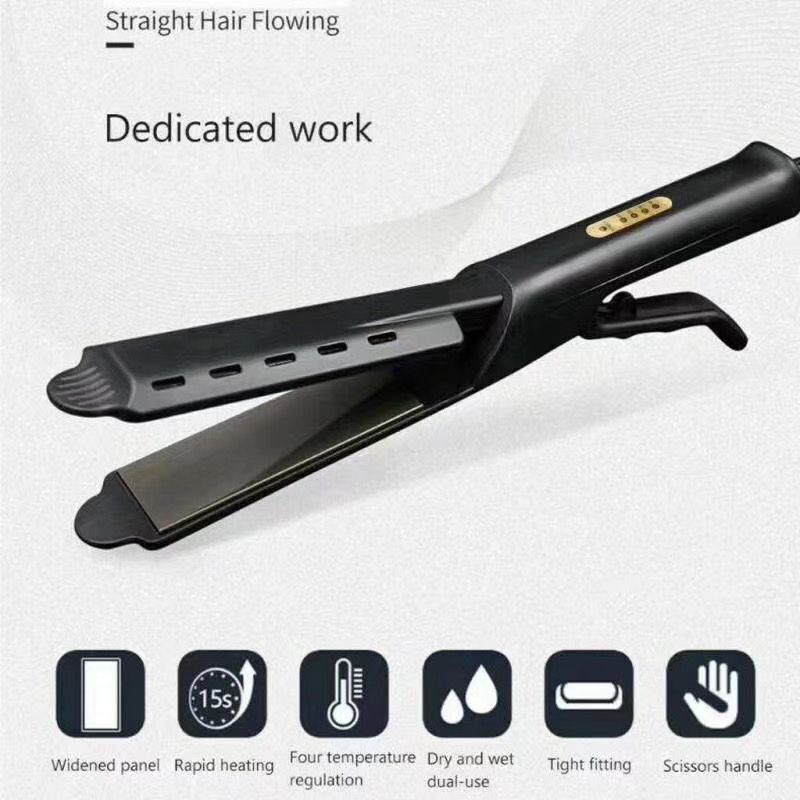 NICARE Hair Straightener Flat Iron Ceramic Tourmaline Ionic Steam Curler for Women Styling Tool 220623