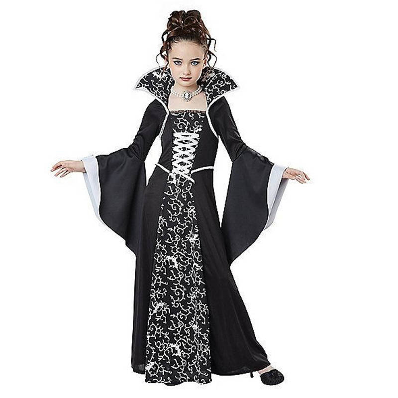Special Occasions Halloween Costume for Kids Girls Witch Cosplay Costume 220823