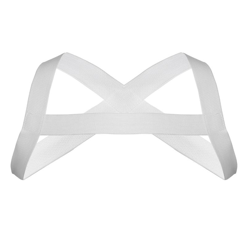 Bras Sets Mens Homme Muscle Strap Punk Costume Elastic Nylon Shoulder Chest Harness Belt Sexy Cosplay X-Shape Back Restraints Body BeltsBras, White
Bras Sets Mens Homme Muscle Strap Punk Costume Elastic Nylon Shoulder Chest Harness Belt Sexy Cosplay X-Shape Back Restraints Body BeltsBras, White
