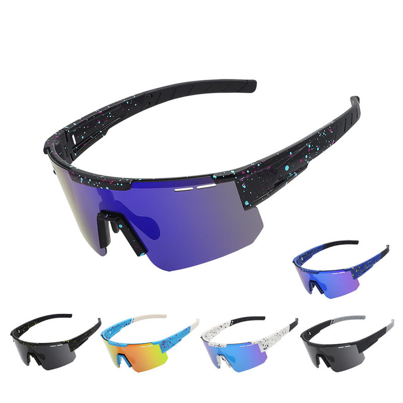 Multifunction Motorcycle Cycling Polarized Riding Sunglasses Men Women Anti-Glare Lightweight Hiking Sports Glasses UV400