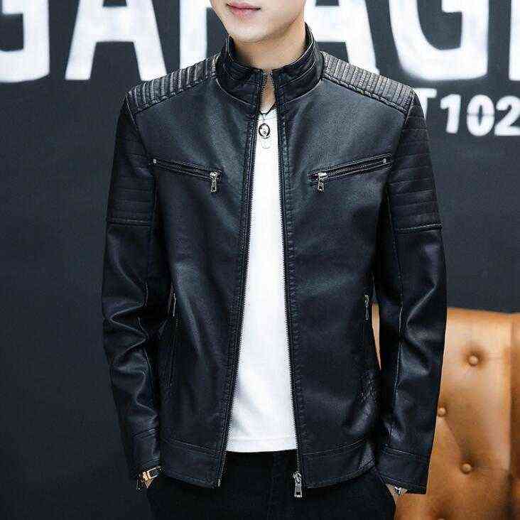 mens leather jacket spring autumn motorcycle PU coat men casual jackets street fashion clothes jaqueta de couro stand collar T220728, Auburn
mens leather jacket spring autumn motorcycle PU coat men casual jackets street fashion clothes jaqueta de couro stand collar T220728, Auburn