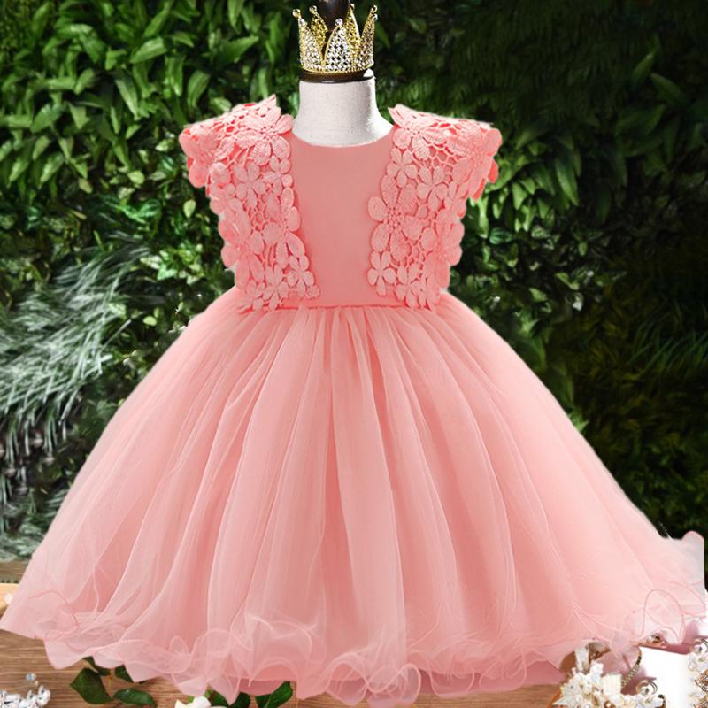 Girl's Dresses 2022 Baptism Summer Dress Flower 1 Years Birthday For Baby Girl Lace Wedding Princess Pageant Party Clothes Vestido, Red;yellow
Girl's Dresses 2022 Baptism Summer Dress Flower 1 Years Birthday For Baby Girl Lace Wedding Princess Pageant Party Clothes Vestido, Red;yellow