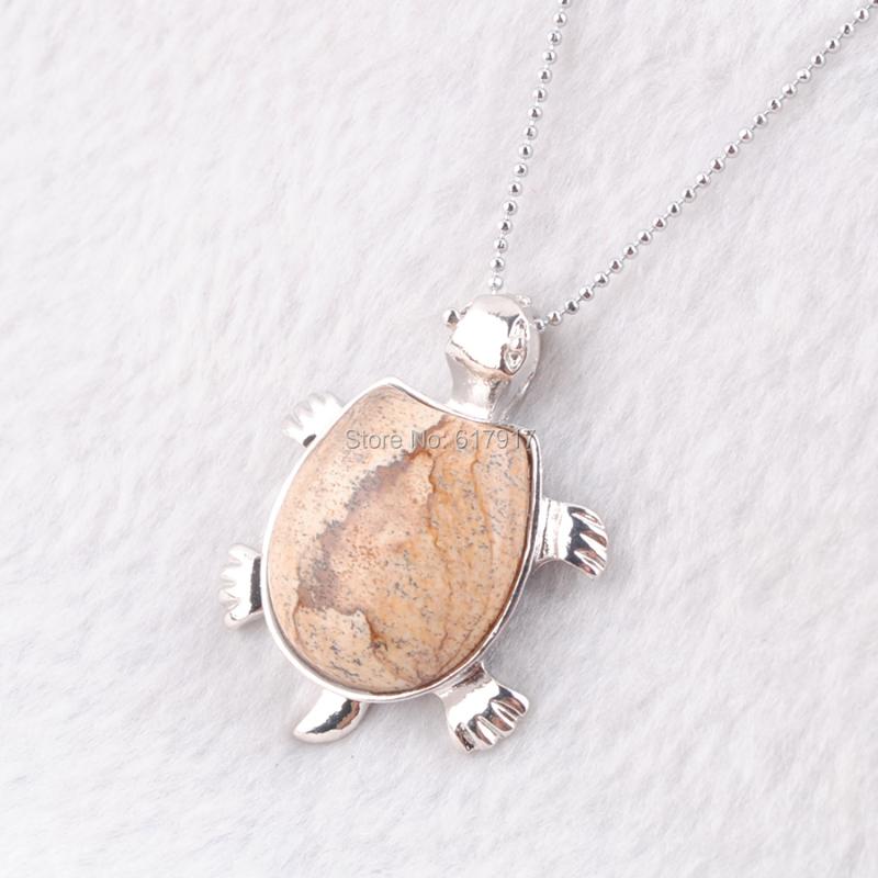 Pendant Necklaces Dangle Necklace Natural Owyhee Picture Stone Tortoise Shape Pendants Bead Women Fashion Jewelry Chakra Chain 18" TN37
Pendant Necklaces Dangle Necklace Natural Owyhee Picture Stone Tortoise Shape Pendants Bead Women Fashion Jewelry Chakra Chain 18" TN37