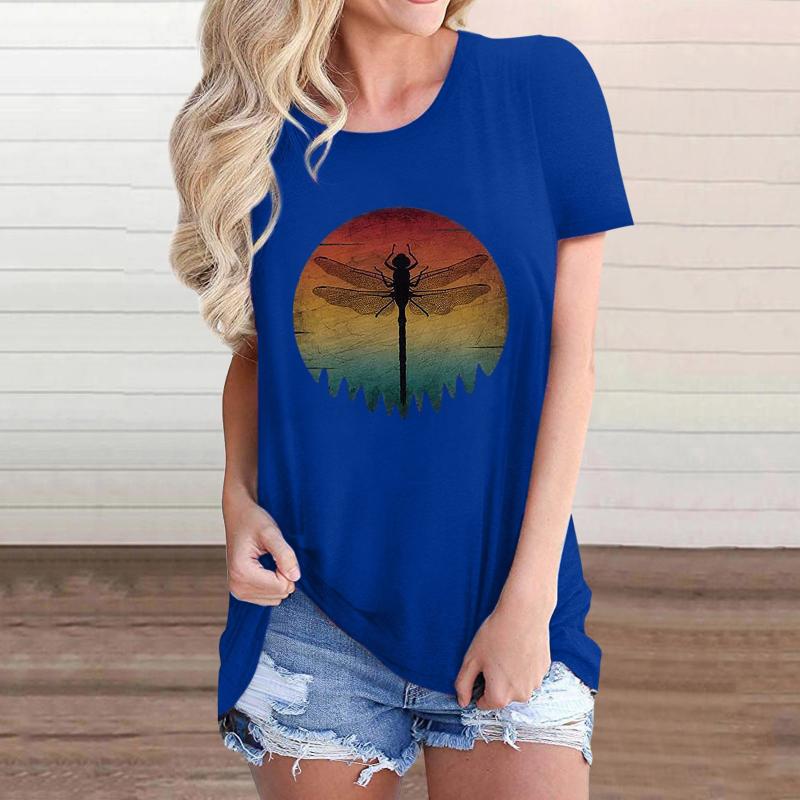 Women' T-Shirt Women Summer Sunset Graphic Short Sleeve Shirt Travel Tops Black Loose Top WomensWomen
Women' T-Shirt Women Summer Sunset Graphic Short Sleeve Shirt Travel Tops Black Loose Top WomensWomen
