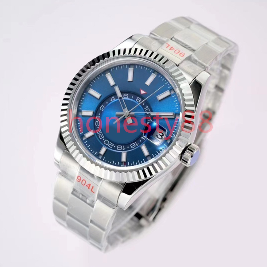men's watch 42mm SKY Wristwatches automatic mechanical sapphire mirror stainless steel strap single rotating Multifunctional More time dial waterproof watch hjd, Silver
men's watch 42mm SKY Wristwatches automatic mechanical sapphire mirror stainless steel strap single rotating Multifunctional More time dial waterproof watch hjd, Silver