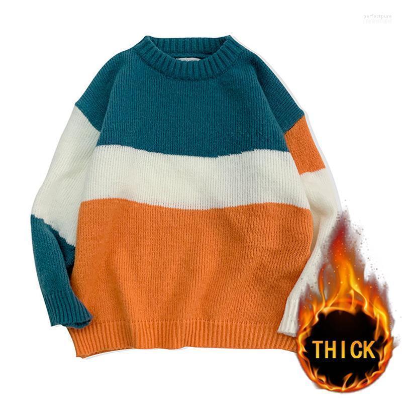 Winter Man Pullover Streetwear Hip-hop Style Plush Harajuku Color MatchingColor With Plain Striped Pattern Men's Sweaters Perf22, Blue
Winter Man Pullover Streetwear Hip-hop Style Plush Harajuku Color MatchingColor With Plain Striped Pattern Men's Sweaters Perf22, Blue