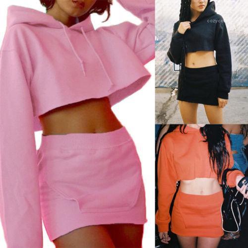 Women Hoodie Long Sleeve Crop Tops Pocket Pencil Skirt Dress Set Womens Ladies Solid Brief Sweatshirt Skirts Clothing, Orange
Women Hoodie Long Sleeve Crop Tops Pocket Pencil Skirt Dress Set Womens Ladies Solid Brief Sweatshirt Skirts Clothing, Orange