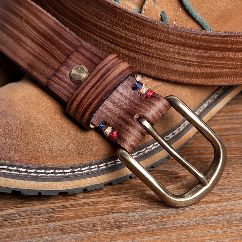 Belts Handmade Leather Belt Mens Full Grain Thick High Quality Copper Buckle Vintage Casual Jeans Personalized StrapBelts, Black
Belts Handmade Leather Belt Mens Full Grain Thick High Quality Copper Buckle Vintage Casual Jeans Personalized StrapBelts, Black