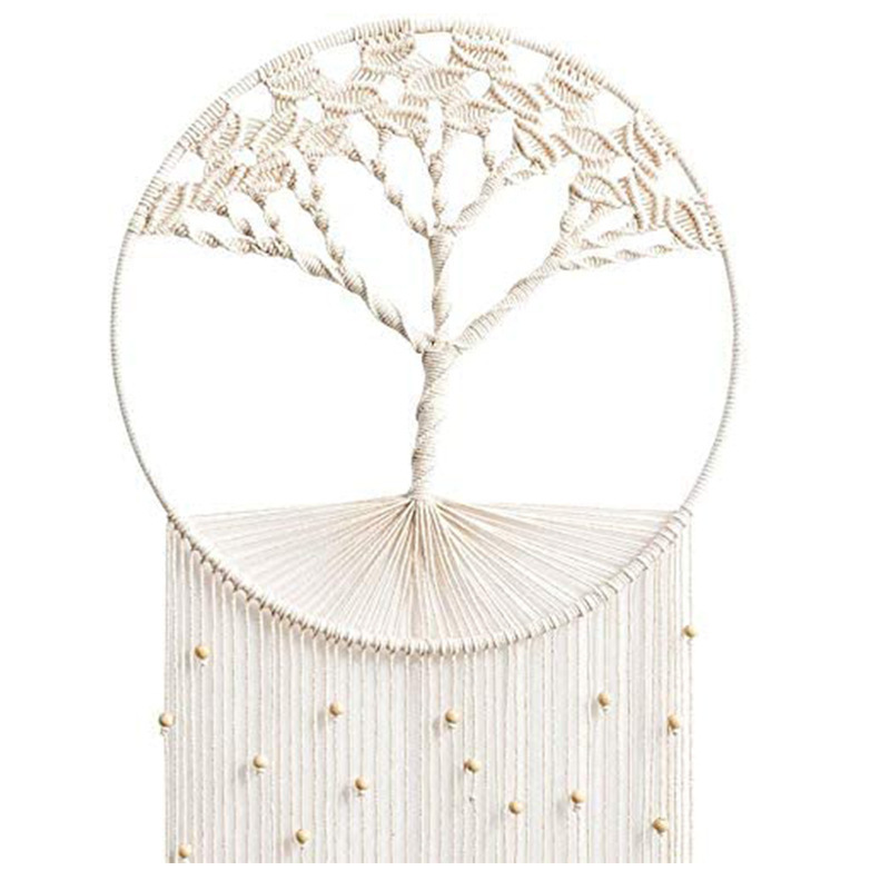 Boho Dream Catcher Macrame Big Size Dreamcatcher Nordic Style Home Decor Kids Room Wall Decoration Tree of Life Wall Hanging 220407