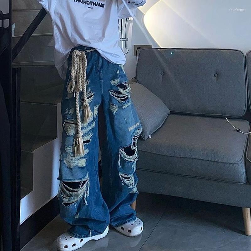 Men' Jeans Ripped For Men Distressed Punk Pants Harajuku Hip Hop Denim Trousers Male Vintage Japanese Hole 5XLMen, Blue(no belt)
Men' Jeans Ripped For Men Distressed Punk Pants Harajuku Hip Hop Denim Trousers Male Vintage Japanese Hole 5XLMen, Blue(no belt)