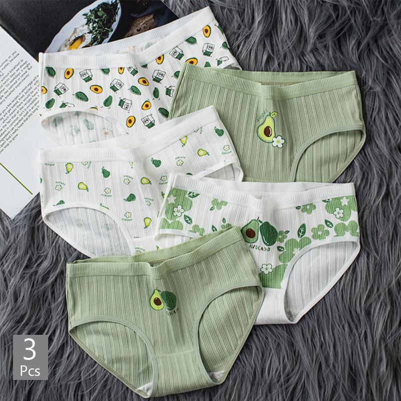 Women Cute Avocados Panties Cotton Breathable Underpants Low-rise Underwear Girls Skin-friendly Briefs Soft Female Lingerie, B03
Women Cute Avocados Panties Cotton Breathable Underpants Low-rise Underwear Girls Skin-friendly Briefs Soft Female Lingerie, B03