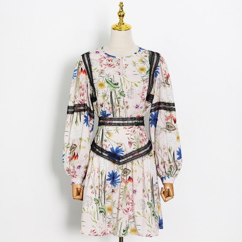 Casual Dresses HIGH STREET 2022 Designer Autumn Fashion Women' O-Neck Lantern Sleeve Lace Vintage Prairie Chic Print A-LINE Dress, Beige
Casual Dresses HIGH STREET 2022 Designer Autumn Fashion Women' O-Neck Lantern Sleeve Lace Vintage Prairie Chic Print A-LINE Dress, Beige
