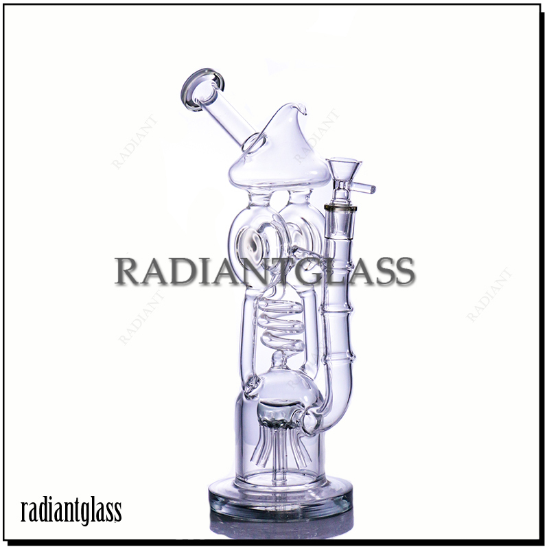 12 inches Recycler Bong Dab Rigs Big Glass bongs Thick Water Pipes Tobacco Hookahs With 14mm Bowl
12 inches Recycler Bong Dab Rigs Big Glass bongs Thick Water Pipes Tobacco Hookahs With 14mm Bowl
