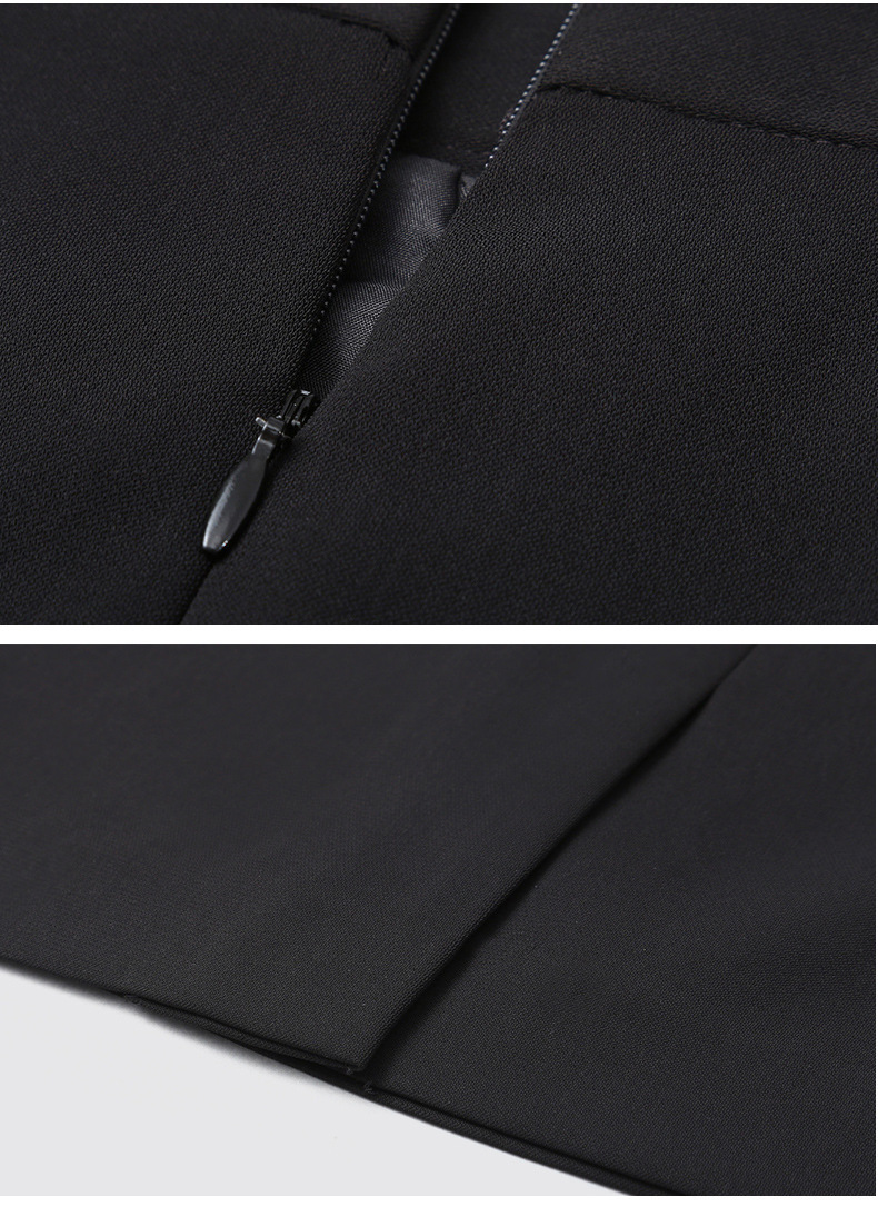 Elegant Women's Pencil Skirt Fashion Korean OL Style Plus Size High Waist Knee Length Work Office Bodycon 220317