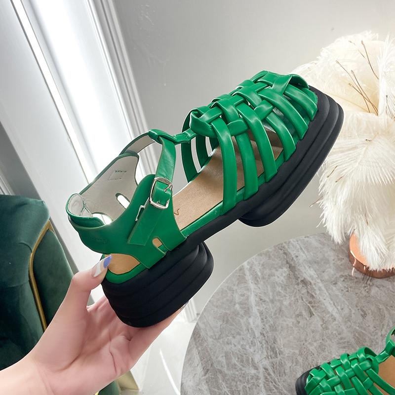 Dress Shoes Wedges Thick Women Casual Sandals 2022 Summer Med Heels Buckle Strap Mujer Zapatos Sports Running Pu Leather, Black 
Dress Shoes Wedges Thick Women Casual Sandals 2022 Summer Med Heels Buckle Strap Mujer Zapatos Sports Running Pu Leather, Black