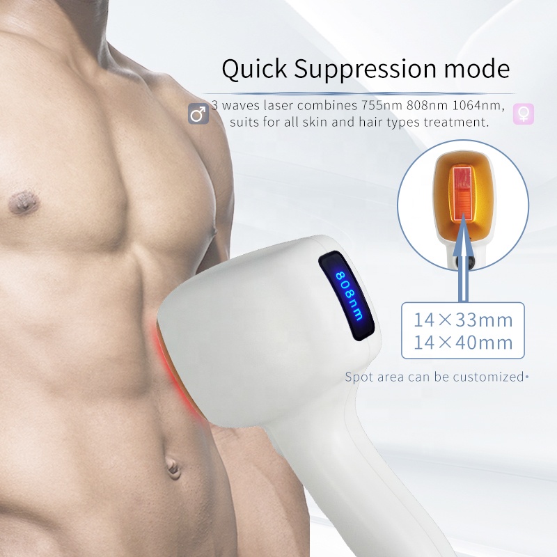 2022 808 diode laser Hair Removal machines permanent hair removal machine for men women all skin colors and hair kinds free shipment