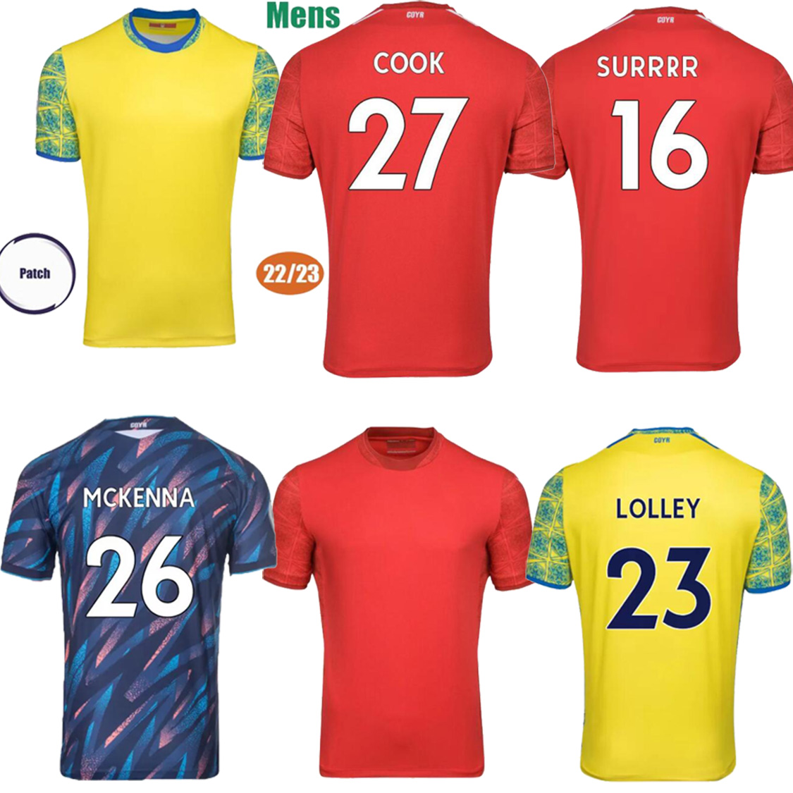 22 23 Nottingham GRABBAN Soccer Jersey Johnson Surridge 2022 2023 Forest Awoniyi AMEOBI MIGHTEN KROVINOVIC Zinckernagel LINGARD Football Shirt Men Uniforms, White
22 23 Nottingham GRABBAN Soccer Jersey Johnson Surridge 2022 2023 Forest Awoniyi AMEOBI MIGHTEN KROVINOVIC Zinckernagel LINGARD Football Shirt Men Uniforms, White