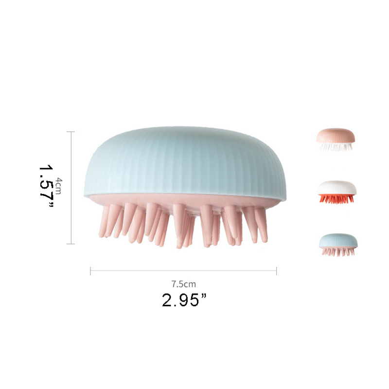 Hair Brushes Silicone Portable Hair-washing Brush Anti-itch Head Scratcher Head Massage Comb Promote Heads Blood Circulation Cepillos Para El Cabello 