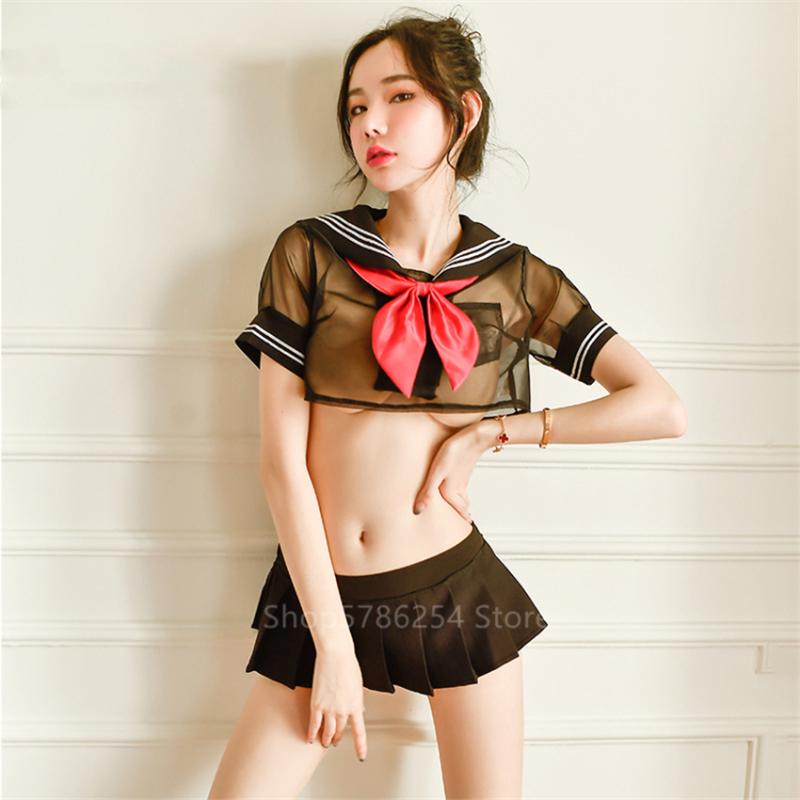 Clothing Sets Women Fashion Bow School Uniform Lace Sexy Japanese Style Girls Sweet Pleated Mini Skirts Student JK Suit Sailor Cosplay Costu, Black
Clothing Sets Women Fashion Bow School Uniform Lace Sexy Japanese Style Girls Sweet Pleated Mini Skirts Student JK Suit Sailor Cosplay Costu, Black
