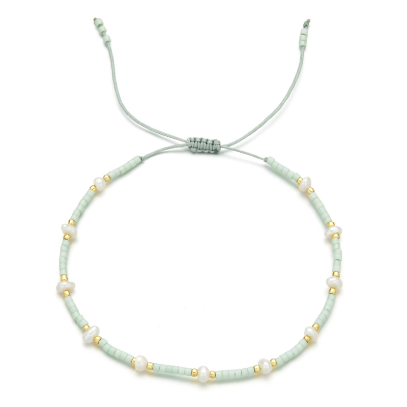 New Trendy MIYUKI Glass Beads Pearl Strands Bracelet Colorful Seedbeads Jewelry for Women Gift