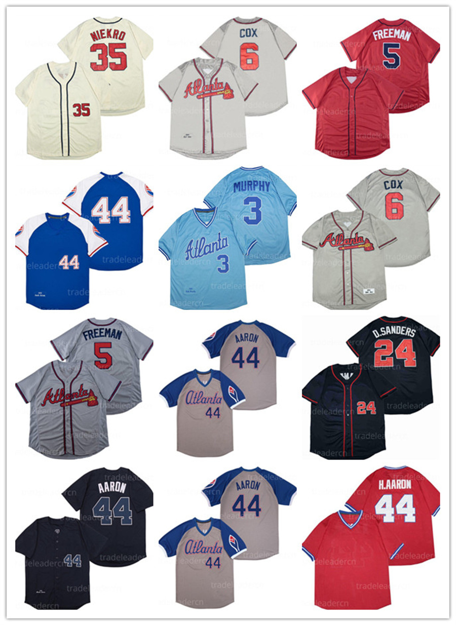 2022 new Vintage Atlanta 44 Hank Aaron H.Aaron Jersey Chipper Jones Dale Murphy John Smoltz 1999 1995 1973 1974 1982's Baseball Jerseys grey
2022 new Vintage Atlanta 44 Hank Aaron H.Aaron Jersey Chipper Jones Dale Murphy John Smoltz 1999 1995 1973 1974 1982's Baseball Jerseys grey