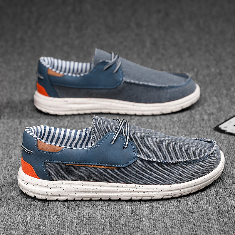 2022 Summer Mens Casual Canvas Men Loafers Sneakers Lightweight Flats Soft Shoes Mocassin Breathable Boat Shoes Casual Shoes Men, Blue
2022 Summer Mens Casual Canvas Men Loafers Sneakers Lightweight Flats Soft Shoes Mocassin Breathable Boat Shoes Casual Shoes Men, Blue