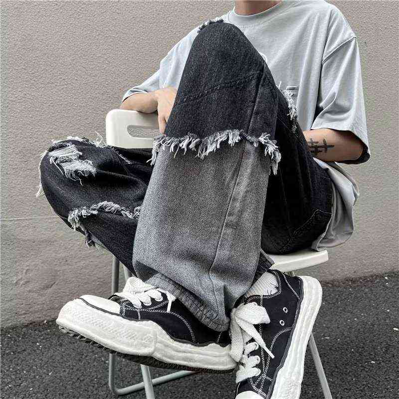 Black Baggy Jeans Men Fashion Casual Ripped Straight Jeans Men Japanese Streetwear Hip Hop Loose Hole Denim Pants Mens Trousers T220727, As shown in figure
Black Baggy Jeans Men Fashion Casual Ripped Straight Jeans Men Japanese Streetwear Hip Hop Loose Hole Denim Pants Mens Trousers T220727, As shown in figure