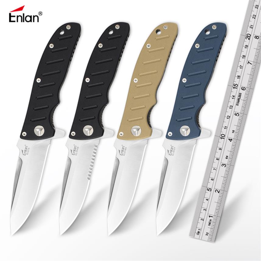 Enlan Bee EL-01 series classic tactical folding knife 8CR13mov blade G10 handle camping hunting outdoor EDC tools236m
Enlan Bee EL-01 series classic tactical folding knife 8CR13mov blade G10 handle camping hunting outdoor EDC tools236m