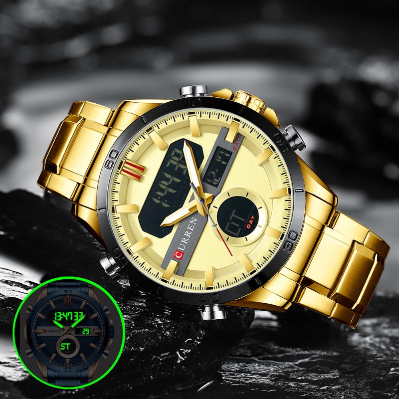Wristwatches CURREN Mens Military Sports Waterproof Watches 2022 Top Analog Quartz Digital Wrist Watch For Men Male Gold, Silver
Wristwatches CURREN Mens Military Sports Waterproof Watches 2022 Top Analog Quartz Digital Wrist Watch For Men Male Gold, Silver