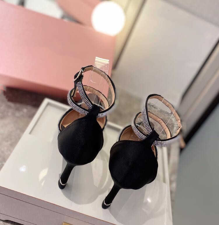 Summer sandals female tide new wild fairy style girl word buckle stiletto high heels