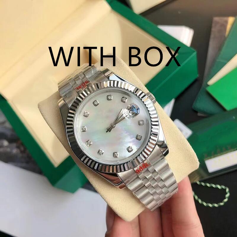 36/41mm Men's Automatic Watch Full Stainless Steel Luminous 28/31mm Ladies Watches Couple Classic Wristwatch montre de luxe, Sapphire glass
36/41mm Men's Automatic Watch Full Stainless Steel Luminous 28/31mm Ladies Watches Couple Classic Wristwatch montre de luxe, Sapphire glass