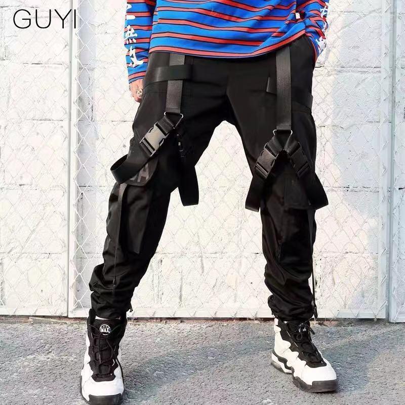 Men' Pants Letter Print Ribbons Black Multi-pocket Cargo For Men Tactical Joggers Sweatpant Hip Hop Pencil Trousers Track StreetwearMen' N, Black pants
Men' Pants Letter Print Ribbons Black Multi-pocket Cargo For Men Tactical Joggers Sweatpant Hip Hop Pencil Trousers Track StreetwearMen' N, Black pants