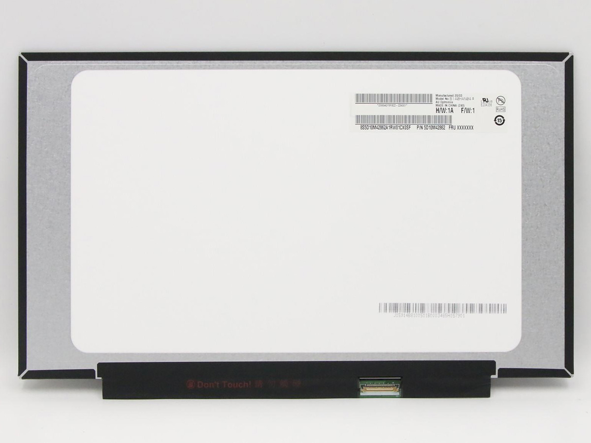 14.0 Laptop LCD Screen B140HAN04.0 For Lenovo ThinkBook T490 T490s T495s P43s T14s P14s T14 Gen 1 E14 2 FHD IPS 30pin eDP
14.0 Laptop LCD Screen B140HAN04.0 For Lenovo ThinkBook T490 T490s T495s P43s T14s P14s T14 Gen 1 E14 2 FHD IPS 30pin eDP