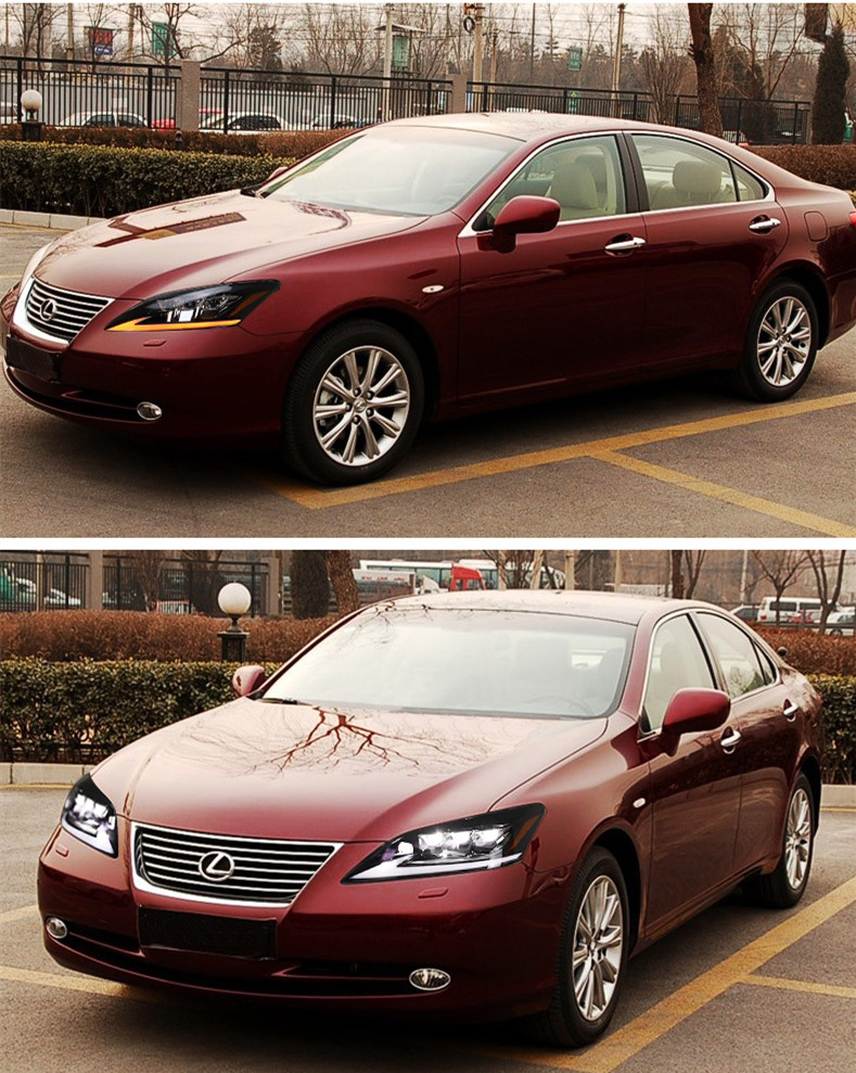 2 pcs car head lights part For Lexus ES350 2006-2012 LED Headlights ES240 ES300 DRL Turn Signal LED bulb